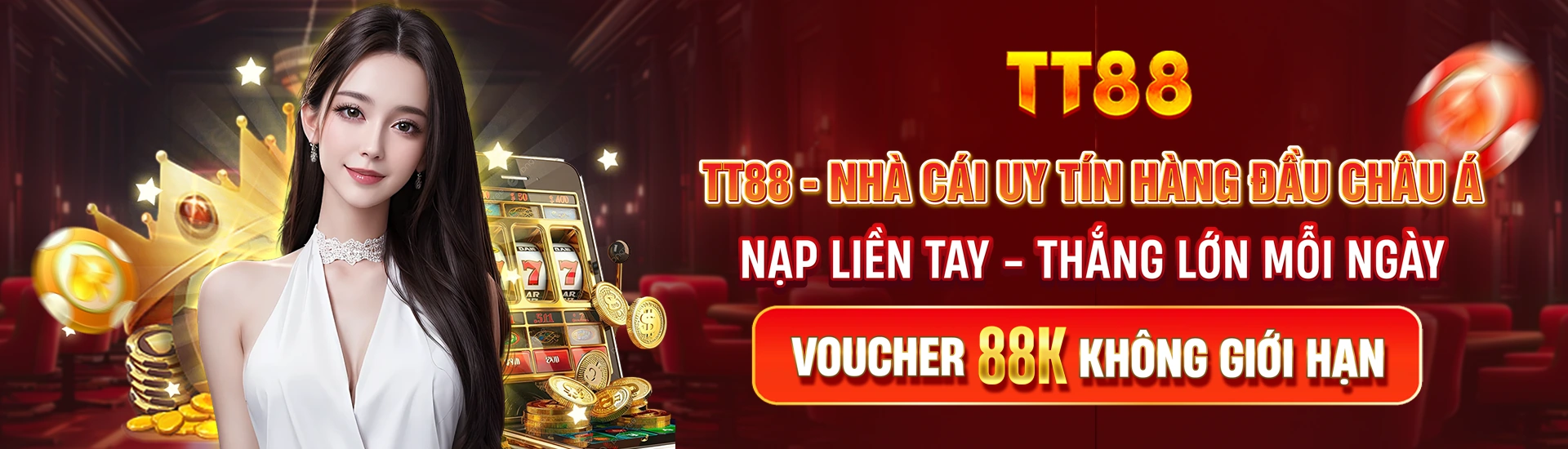 Banner chuyên mục giải trí trực tuyến TT88